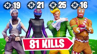 We Broke The Fortnite Elimination Record 81 Kills [upl. by Iiette]