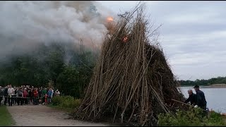 SANKT HANS BÅL  GENTOFTE SØ [upl. by Ahterahs]