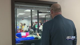 Erie County Board of Elections recounting votes as PA Senate race too close to call [upl. by Arded717]