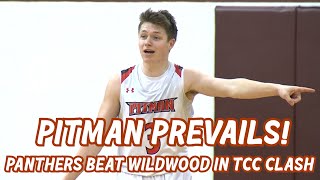 Pitman 55 Wildwood 46  Boys Basketball  Stephan Devanney 20 points [upl. by Ika]