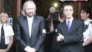 Barry and Robin Gibb Bee Gees 10 july 2009 Isle of Man reunited [upl. by Bena116]