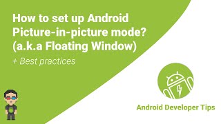 How to set up Android Pictureinpicture mode aka Floating window [upl. by Aihsem]