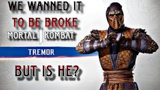 MK1 TREMOR IS BACK IS HIS CRYSTAL ARMOR GOOD OR TRASH mk1 mortalkombat [upl. by Eiznikcm658]