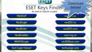 Eset Nod 32 license keyfinder v65 [upl. by Shanan]