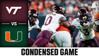 Virginia Tech vs Miami Condensed Game  2024 ACC Football [upl. by Tak]