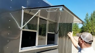 Food Trailer  Concession Window  Montana Trailer MFG [upl. by Liagaba]