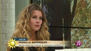 Pernilla Andersson quotJag förstod inte hur grym sjukdomen faktiskt ärquot  Nyhetsmorgon TV4 [upl. by Aile]