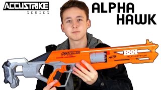 Nerf Accustrike Alphahawk  Magicbiber [upl. by Acirtap]