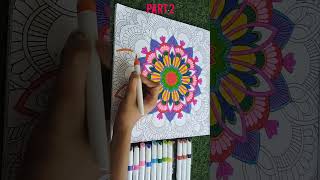 Color and Calm Part 2  Mandala coloring  Relaxing Adult Coloring [upl. by Alene]