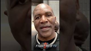 Evander Holyfield REACTS To Mike Tyson vs Jake Paul Fight [upl. by Kubetz642]