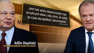 GLAPIŃSKI VS TUSK  MOŻEMY SIĘ DOGADAĆ I WYJAŚNIĆ NIEPOROZUMIENIA  INFLACJA W ODWROCIE [upl. by Ahsilem797]