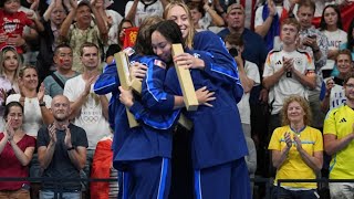 Team USAs Womens 4x100 Medley Relay Team Wins Gold Sets New World Record [upl. by Atirahc]