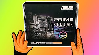 ASUS PRIME B550MA WiFi Motherboard Relaxing Unboxing [upl. by Asilaj]