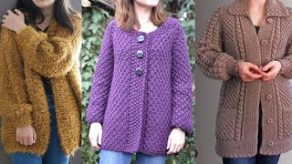 awesome top 25 ladies woolen  sweater collection handmade woolen sweater design for women [upl. by Phonsa]