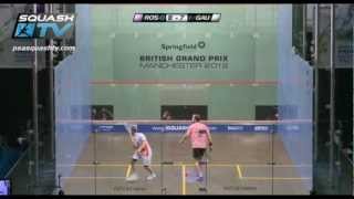 Squash  MegaRallies  Simon Rosner v Gregory Gaultier 2  EP10 [upl. by Afas]