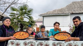 A PEACEFUL VILLAGE AMAZING GRANNY GREAT CHEF REAL COUNTRY FOODS  RURAL LIFE [upl. by Ettenej810]