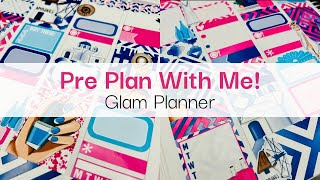 Pre Plan With Me  Glam Planner  Mykonos [upl. by Catharina932]