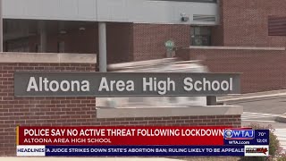 Altoona high school opens after brief lockdown during 2hour delay [upl. by Hplodnar706]