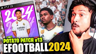 🚀NEW eFootball 2024 PS3  Potato Patch v13  Disponible✅ [upl. by Asseral]