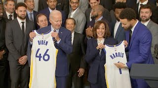 NBAChampion Golden State zu Gast im Weißen Haus  SID [upl. by Herta]