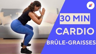 Fitness Masterclass  30min CARDIO à la maison  Spécial BRÛLEGRAISSES [upl. by Yeslehc24]