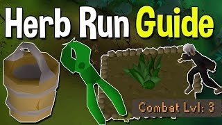 How to Complete Your First Herb Run From Scratch A Beginner Guide to a Basic Herb RunOSRS [upl. by Aneeled852]