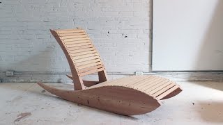 DIY Rocking Lounge Chair 10 [upl. by Anaela139]