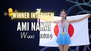 Tears of Joy  Ami NAKAI JPN  Junior Women Winner  Wuxi 2024  JGPFigure [upl. by Ani]