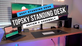 Best Standing Desk  PriceQuality  Topsky Standing Desk Review amp Assembly Instructions [upl. by Marentic]