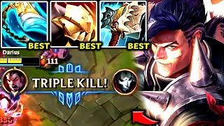 DARIUS TOP IS 100 CRACKED amp CLEARLY TOO STRONG HIGH WR  S14 Darius TOP Gameplay Guide [upl. by Lehcem]