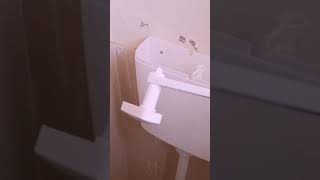 How to toilet seat fitting PVC cistern कैसे लगे  short shortvideo ytshort [upl. by Acireit]