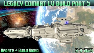 Empyrion Galactic Survival  Legacy combat CV build part 5 [upl. by Kokaras]