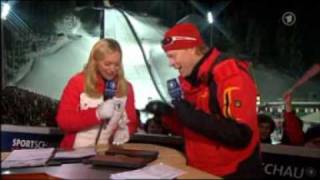 ARD Siegerpreis beim FISTeamTour Skispringen in Klingenthal 322010  SEYDEL 1847 LE [upl. by Aineg107]