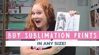 Where to Buy Sublimation Prints ANY SIZE [upl. by Kudva]