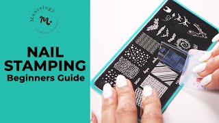 Beginners Guide to Nail Stamping with Maniology [upl. by Anahsahs]