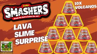 ZURU SMASHERS LAVA SLIME SURPRISE VOLCANOS [upl. by Zawde680]