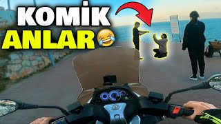 TRAFİKTE KOMİK ANLAR 🤣 Motovlog En Komedi Olaylar [upl. by Mandler]