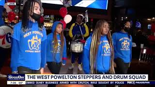 West Powelton Steppers amp Drum Squad  Fox29 Morning News Appearance  2022 [upl. by Nowaj37]