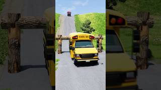 Dump trucks vs log trap crash part703 shortvideo beamngdrive shorts india truckdriver usa [upl. by Phyllys101]