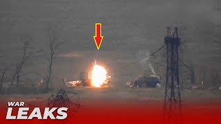 🚨Ukraine War Multiple Russian ATGM attack destroyed camouflaged Ukrainian TANKS amp military vehicles [upl. by Adeuga]