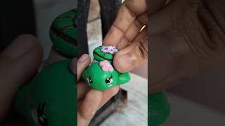 clay turtle tutorial clayart painting diy youtubeshorts shorts virlshorts trending ytshort [upl. by Inattirb272]