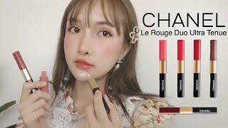 Chanel le rouge duo ultra tenue No40  No49 ลิปสติกทนทายาทในตำนาน [upl. by Gnanmas]