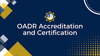 OADR Accreditation and Certification Service [upl. by Nosliw921]