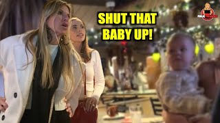 Restaurant Karen Has Had ENOUGH Of Crying Baby  Best Freakouts [upl. by Nnylrac]