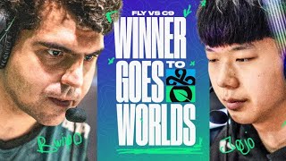 CLOUD9 VS FLYQUEST  WINNER GOES TO WORLDS  LCS SUMMER PLAYOFFS 2024  CAEDREL [upl. by Nomis]