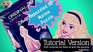 Bepuzzled 3D Crystal Puzzle Aurora Tutorial Version [upl. by Genni]