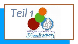 RADTOUR Diemelradweg Teil 1 von der Quelle WillingenUsseln bis Warburg 68 km [upl. by Ramo146]