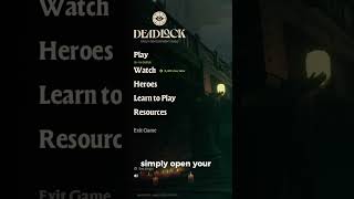 How to play Deadlock 247 Deadlock Valve deadlockgame [upl. by Yatnahc]