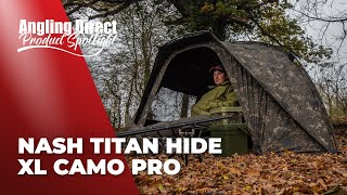 Nash Titan Hide XL Camo Pro – Carp Fishing Product Spotlight [upl. by Ailb837]