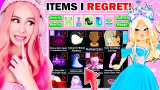 Making Outfits With Items I REGRET BUYING In Royale High In Roblox [upl. by Betta44]